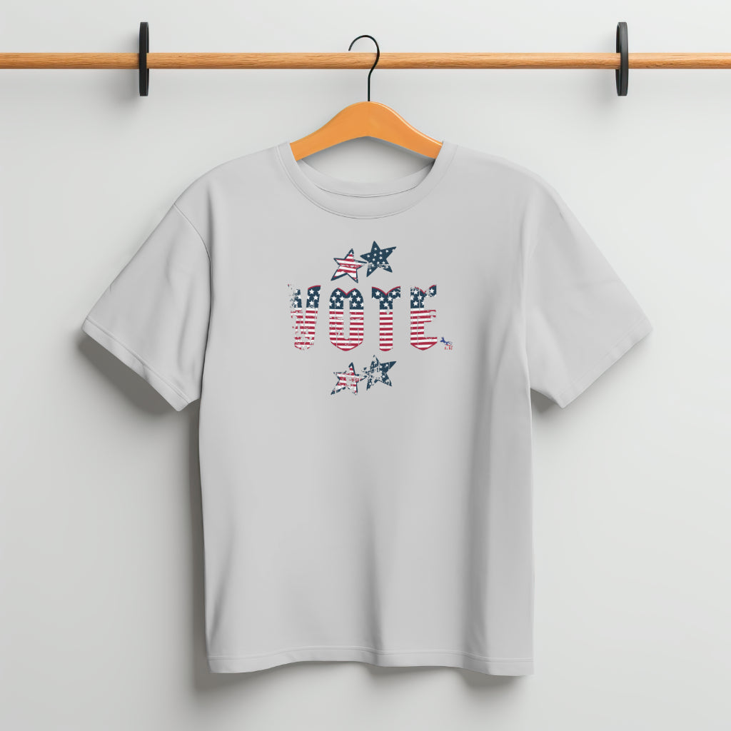 Vote Vintage Style Donkey Election Crew Neck T-Shirt