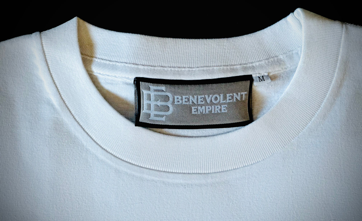 White Customizable Benevolent Empire Heavyweight Tee